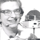 Dr. Nancy Grace Roman, NASA’s first Chief of Astronomy, poses with a model of the Orbiting Solar Observatory (OSO) in 1962.
